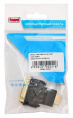 Переходник DVI Buro DVI-I f - HDMI m , черный [hdmi-19m-dvi-i f -adpt]