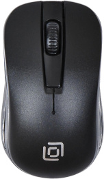 OKLICK Мышь Оклик 445MW черный оптическая 1600dpi беспров. USB 3but 945817
