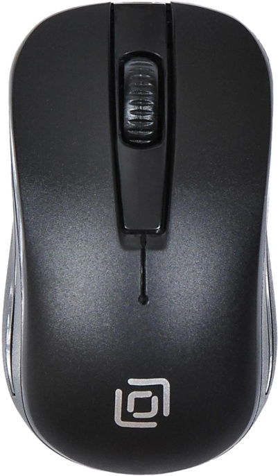 OKLICK Мышь Оклик 445MW черный оптическая 1600dpi беспров. USB 3but 945817