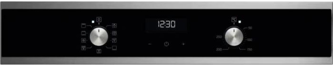 Духовой шкаф электрический Electrolux EOF5F50BX, 65л, дверца с 2 стеклами, нержавеющая сталь