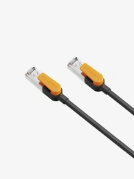 Патч-корд CABLETIME CN61J (CT-CAT6F-PB1.5) 1.5 м, FTP CAT6 Gigabit Ethernet из чистой меди, оранжевый+черный