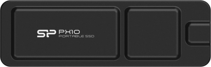 512ГБ Внешний диск SSD Silicon Power PX10, USB-C, запись - 1050МБ/с, чтение - 1050МБ/с, черный [sp512gbpsdpx10ck]