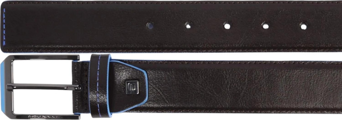 Ремень мужской Piquadro Blue Square, кожа натуральная, коричневый [cu6743b2/mo]