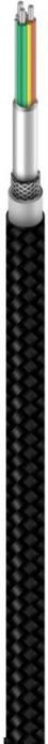 Кабель XIAOMI Mi Braided, USB Type-C m - USB m , 1м, черный [sjv4109gl]