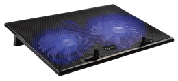 Подставка для ноутбука Digma D-NCP170-2, 17", 390х270х27 мм, 2хUSB, вентиляторы 2 х 150 мм, 600г, черный