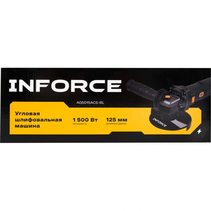 Угловая шлифовальная машина Inforce AG5015ASC-BL