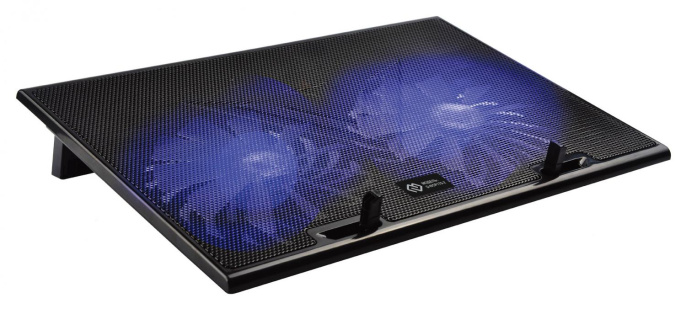 Подставка для ноутбука Digma D-NCP170-2, 17", 390х270х27 мм, 2хUSB, вентиляторы 2 х 150 мм, 600г, черный