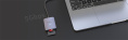 NETAC Картридер Netac WK12 WK12GYCN USB3.2 SD, SDHC, SDXC, microSD, microSDHC, microSDXC, Серебристый