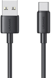Кабель Usams SJ708 Type-C 3A Fast Charging Data Cable - YD Series 1m Черный SJ708USB01