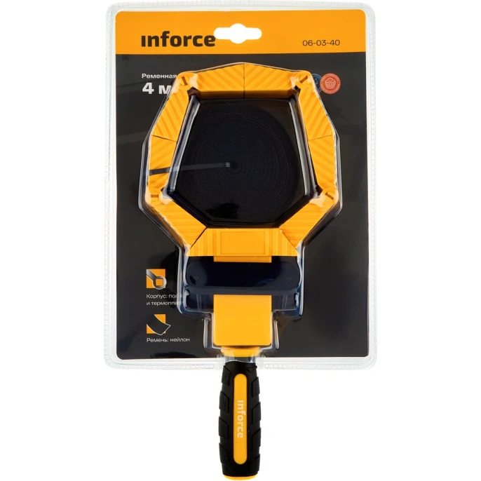Ременная струбцина Inforce 4 м 06-03-40