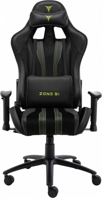 Кресло игровое Zone 51 Gravity экокожа/ткань с подголов. крестов. сталь (Z51-GRV-B)