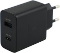Сетевое зар./устр. Samsung EP-TA220NBEGRU 3A PD USB-C/USB-A универсальное черный