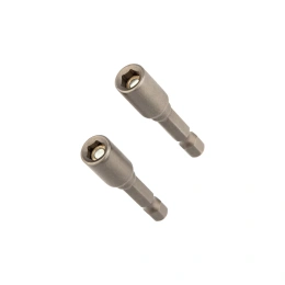 Ключ-насадка магнитная (2 шт; 6x48 мм; 1/4") KRANZ KR-92-0400-1