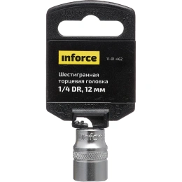 Головка торцевая шестигранная (12 мм; 1/4DR) Inforce 11-01-462