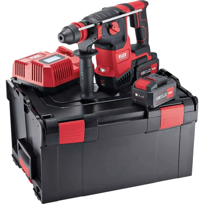 Комбинированный аккумуляторный перфоратор FLEX CHE 2-26 18.0-EC/5.0 Set 18.0 В 478474