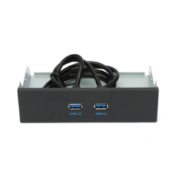 Планка USB 3.0 на переднюю панель 5.25" Gembird, 2 порта USB FP5.25-USB3-2A