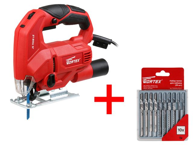 Лобзик электрический WORTEX JS 7008 LE в кор. + АКЦИЯ! JS7008LE019A1