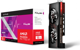 Видеокарта Sapphire PCI-E 4.0 11335-04-20G PULSE RX 7700 XT GAMING AMD Radeon RX 7700XT 12Gb 192bit GDDR6 2171/18000 HDMIx2 DPx2 HDCP Ret