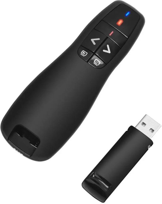 Презентер Logitech R400 Radio USB 15м черный (910-001356)