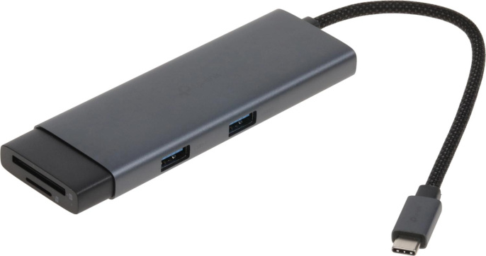 Хаб (разветвитель) TP-LINK UH7020C, серый