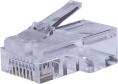 Коннектор SUPRLAN 10-0209-1 UTP кат.5E RJ45 прозрачный упак.: 10шт
