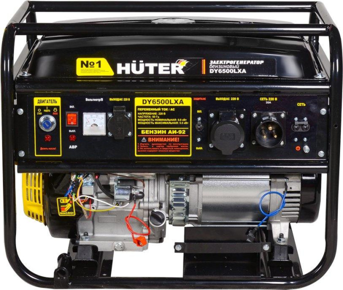 Генератор Huter DY6500LXA 5.5кВт 64/1/27