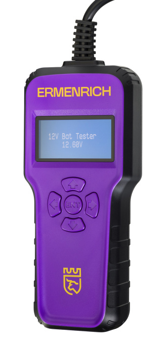 Тестер аккумуляторный Ermenrich Zing AL40, фиолетовый