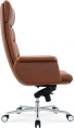 Кресло руководителя Cactus CS-LBR-CARACAS коричневый сиденье коричневый кожа крестов. алюминий