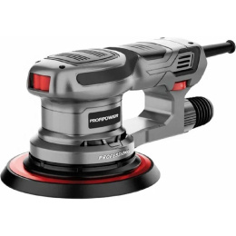 Бесщеточная сетевая шлифмашина эксцентриковая PROFIPOWER МШЭ-150 150мм, 350Вт, бесщеточный, 4000-10000 об/мин, 5мм амплитуда, кабель 5м [E0309]