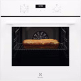 Духовой шкаф электрический Electrolux EOF5F50BV, 65л, дверца с 2 стеклами, белый