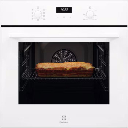 Духовой шкаф электрический Electrolux EOF5F50BV, 65л, дверца с 2 стеклами, белый