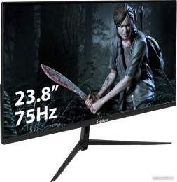 Монитор 23.8" ExeGate ProSmart EV2407 (VA LED Grade A+, FHD, 1920x1080@75Гц, 16:9, 250cd/m2, 3000:1, 178°/178°, 5ms, D-Sub, HDMI, Flicker-free, кабель HDMI 1.5м, VESA, регулировка наклона (tilt), черный) EX294427RUS