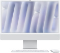 Моноблок Apple iMac A3137 24" 4.5K M4 10 core 4 16Gb SSD512Gb 10 core GPU macOS WiFi BT 143W клавиатура мышь Cam серебристый 4480x2520