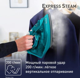 Утюг Tefal FV2867E0 2500Вт бирюзовый 1830008199