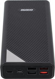 Внешний аккумулятор (Power Bank) Digma DGP-30000-4U,  30000мAч,  черный [dgp-30000-4u-b]