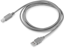 Кабель USB2.0 Buro USB A m - USB B m , 1.8м, блистер, серый [bhp ret usb_bm18]