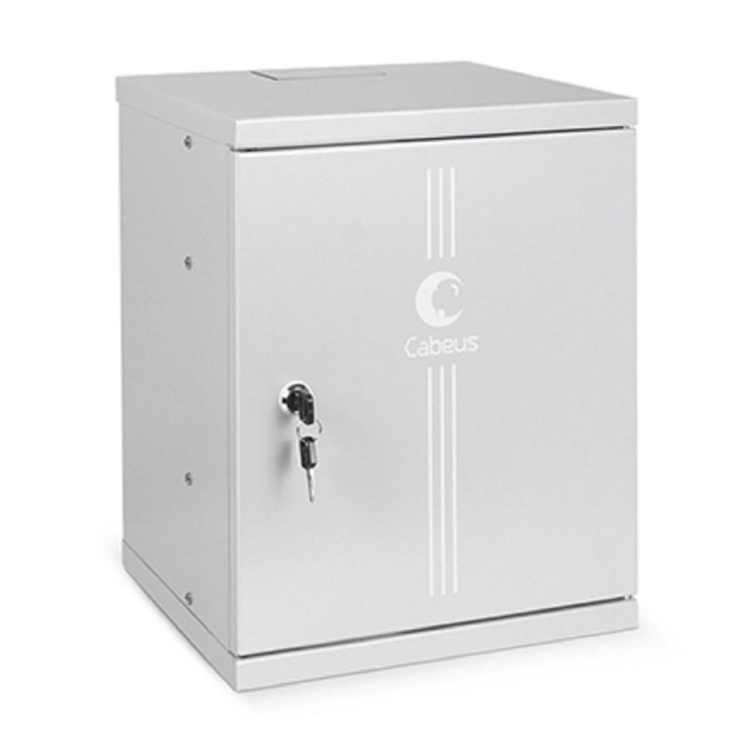 Cabeus WSC-8Um Шкаф телекоммуникационный настенный 10" 8U 326x300x405mm (ШхГхВ) дверь металл