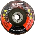 Диск лепестковый торцевой по металлу (10 шт; 125x22.2 мм; P40) Orientcraft OCF1252240