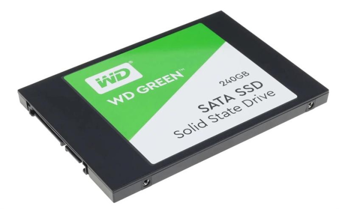 SSD накопитель WD Green WDS240G3G0A 240ГБ, 2.5", SATA III, SATA