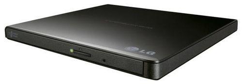 Оптический привод External DVD+/-RW LG GP57EB40.AHLE10B DVD Multi, внешний/внешний Slim, интерфейс USB-A, толщина 14 мм, цвет чёрный RTL
