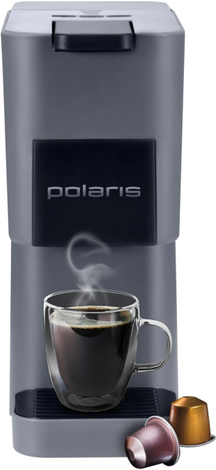 Кофеварка рожковая Polaris PCM 2038 3-in-1 1450Вт графитовый 026324