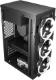 Корпус ATX KINGPRICE KPCC-MD203, Midi-Tower, без БП, черный