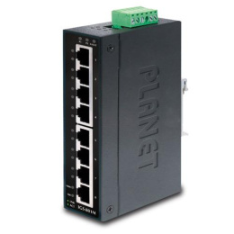 Коммутатор PLANET IP30 Slim type 8-Port Industrial Manageable Gigabit Ethernet Switch -40 to 75 degree C (IGS-801M)