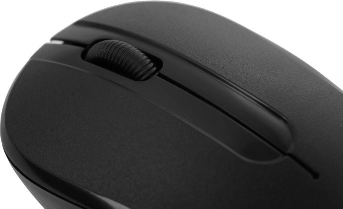 Мышь беспроводная Defender Hit MM-495, радио, оптическая, USB, 1600dpi, черный [52495]