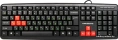 Клавиатура KN-02U BLACK-RED Nakatomi USB