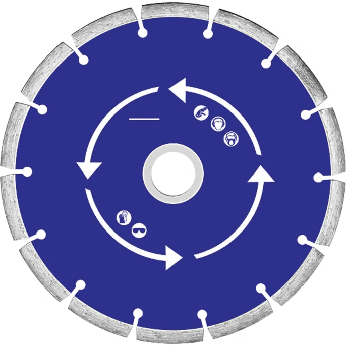 Диск алмазный отрезной сегментный (125х22.2 мм) MOS 37212М