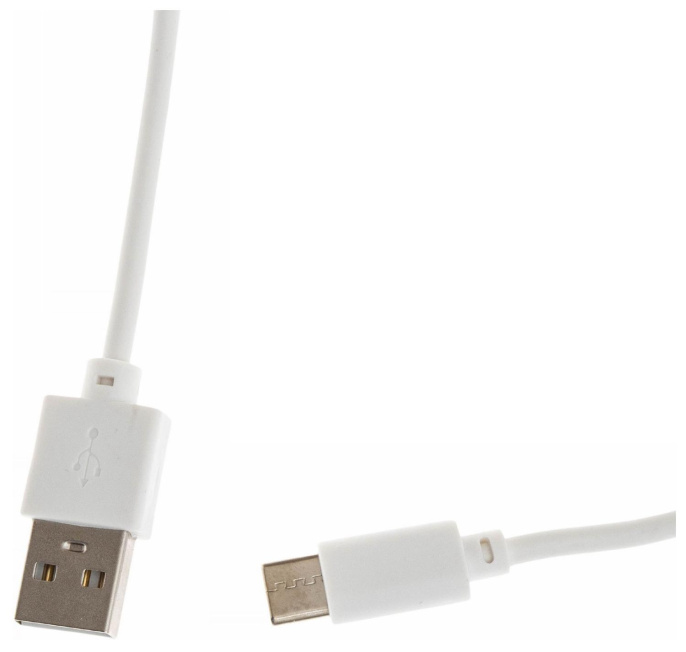 Кабель Cactus CS-USB.A.USB.C-1,  USB Type-C (m) -  USB (m),  1м,  белый