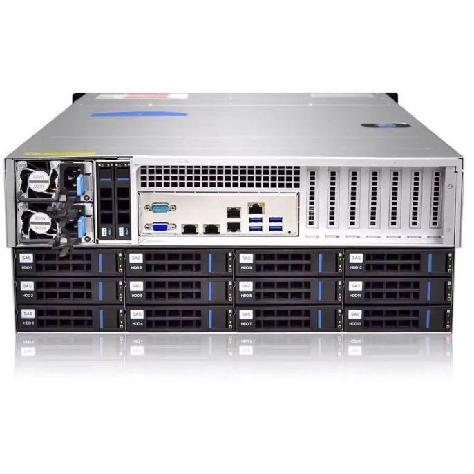 Серверный корпус/ Gooxi RMC4136-670-HSE-D 4U 36bay chassis ,Expander backplane rear 2*2.5"SAS/SATA 1300W 1+1 EU power cables rail kit (0.94.004.0015)