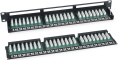 Cabeus PLHD-48-Cat.5e-Dual IDC-1U Патч-панель высокой плотности 19", 1U, 48 портов RJ-45, категория 5e, Dual IDC