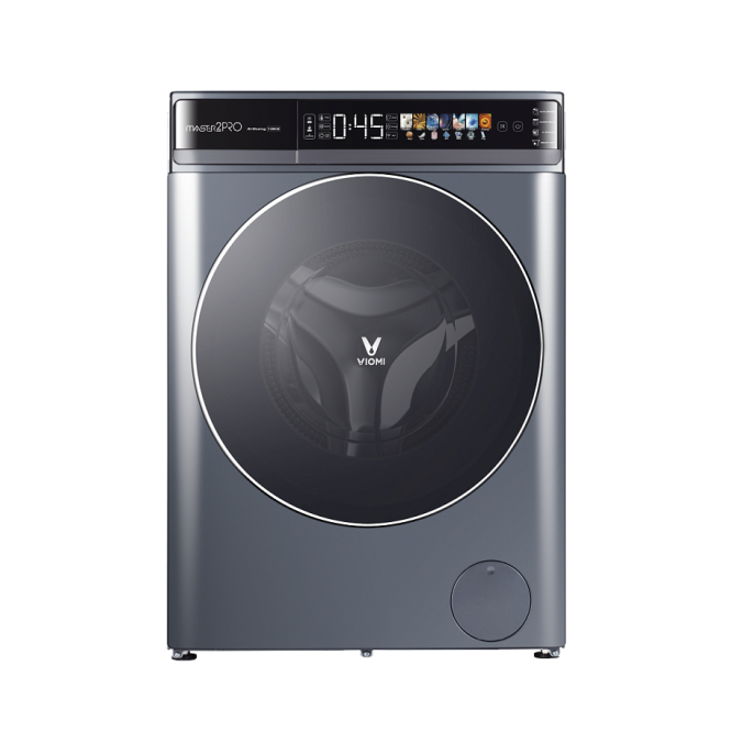 Стирально-сушильная машина Viomi Master 2 Pro (WD10FT-B6E) (отдельностоящая, сушка: естественная конденсация, загрузка для стирки: до 10 кг, загрузка для сушки: до 6 кг, отжим: 1400 об/мин, глубина: 49 см (с люком 58 см), энергопотребление B, 14 программ,